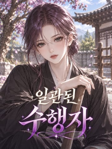 일관된 수행자 캐릭터 그림