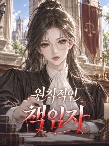 원칙적인 책임자 캐릭터 그림