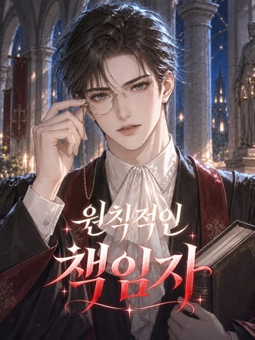 원칙적인 책임자 캐릭터 그림